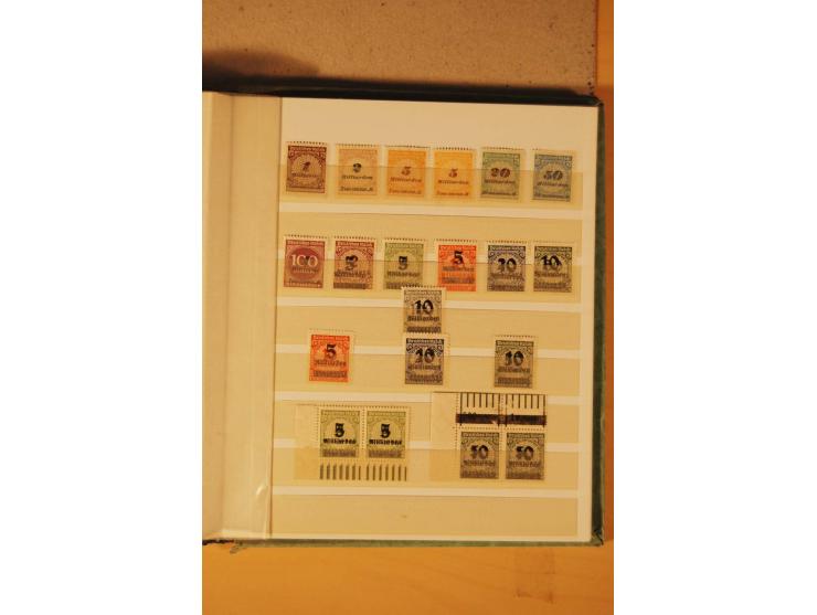 1872/1970 (ca.), postfrische, ungebrauchte und gestempelte Partie mit Sammlungen DR (u.a. Bl. 1 und 2), SBZ, DDR (dabei Marx-