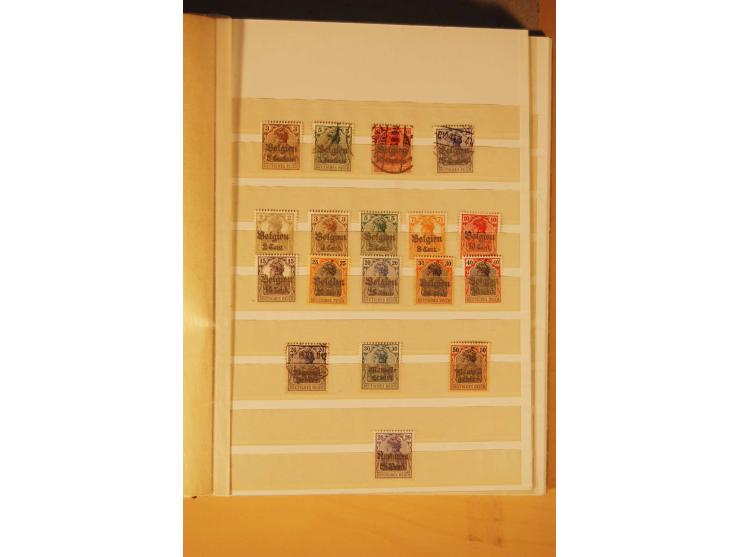 1872/1970 (ca.), postfrische, ungebrauchte und gestempelte Partie mit Sammlungen DR (u.a. Bl. 1 und 2), SBZ, DDR (dabei Marx-