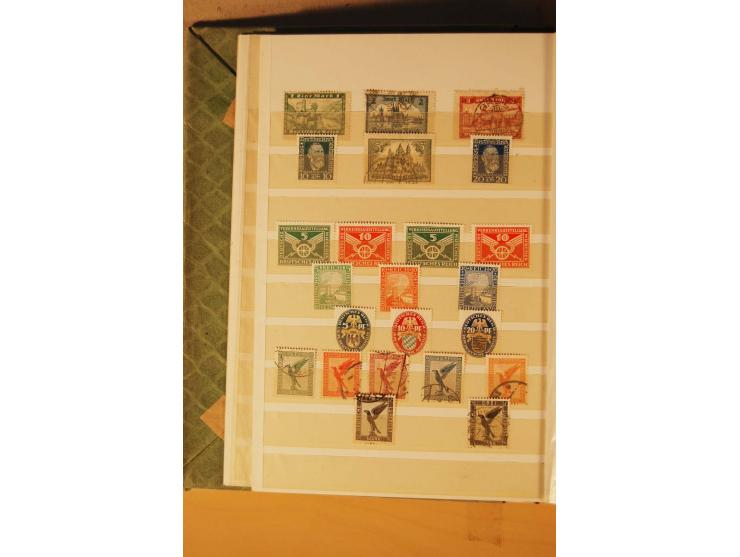 1872/1970 (ca.), postfrische, ungebrauchte und gestempelte Partie mit Sammlungen DR (u.a. Bl. 1 und 2), SBZ, DDR (dabei Marx-