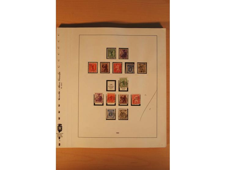 1945/90, gestempelte Sammlungen SBZ (mit Bl. 4a, 5Xb, 5Ya, je Fotoattest Ströh BPP), Französische Zone (mit Baden Bl. 1A + B,