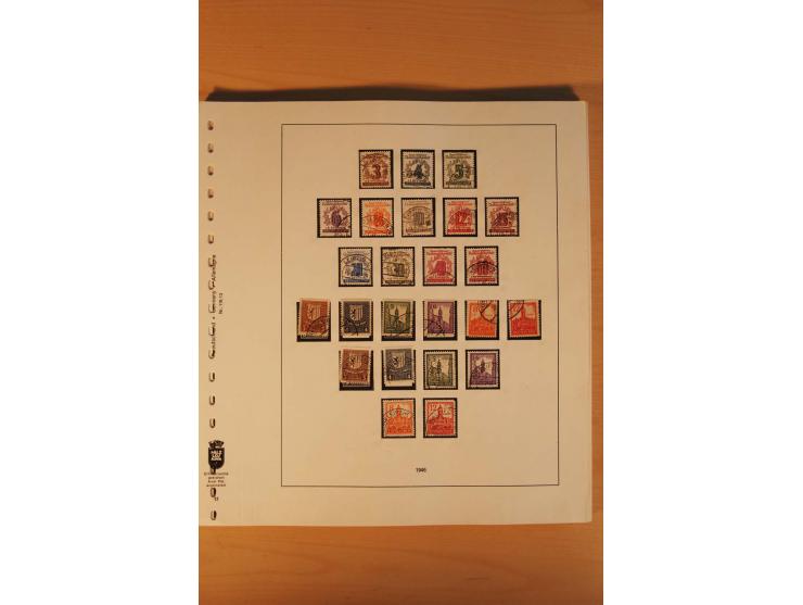 1945/90, gestempelte Sammlungen SBZ (mit Bl. 4a, 5Xb, 5Ya, je Fotoattest Ströh BPP), Französische Zone (mit Baden Bl. 1A + B,