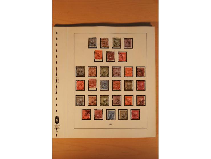 1945/90, gestempelte Sammlungen SBZ (mit Bl. 4a, 5Xb, 5Ya, je Fotoattest Ströh BPP), Französische Zone (mit Baden Bl. 1A + B,