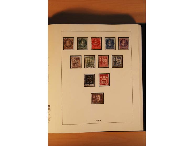 1945/90, gestempelte Sammlungen SBZ (mit Bl. 4a, 5Xb, 5Ya, je Fotoattest Ströh BPP), Französische Zone (mit Baden Bl. 1A + B,