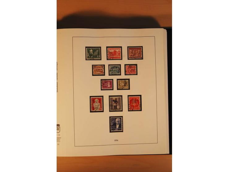 1945/90, gestempelte Sammlungen SBZ (mit Bl. 4a, 5Xb, 5Ya, je Fotoattest Ströh BPP), Französische Zone (mit Baden Bl. 1A + B,
