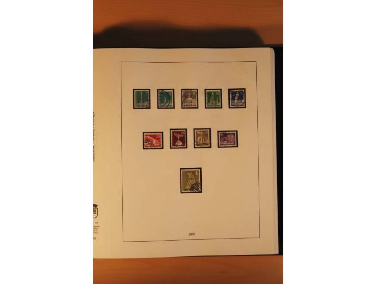 1945/90, gestempelte Sammlungen SBZ (mit Bl. 4a, 5Xb, 5Ya, je Fotoattest Ströh BPP), Französische Zone (mit Baden Bl. 1A + B,