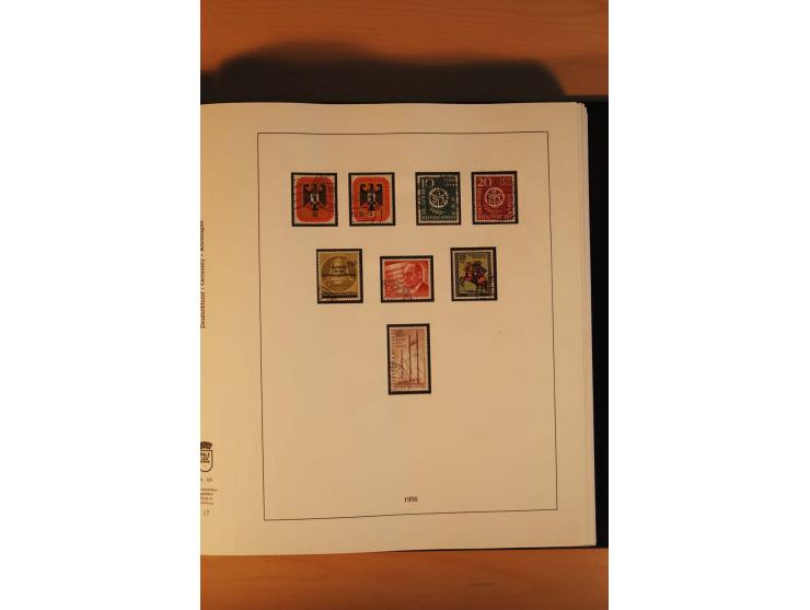 1945/90, gestempelte Sammlungen SBZ (mit Bl. 4a, 5Xb, 5Ya, je Fotoattest Ströh BPP), Französische Zone (mit Baden Bl. 1A + B,