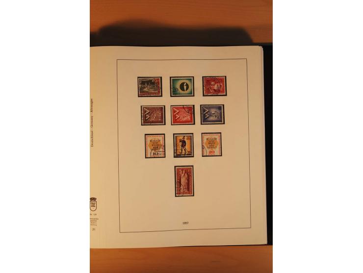 1945/90, gestempelte Sammlungen SBZ (mit Bl. 4a, 5Xb, 5Ya, je Fotoattest Ströh BPP), Französische Zone (mit Baden Bl. 1A + B,