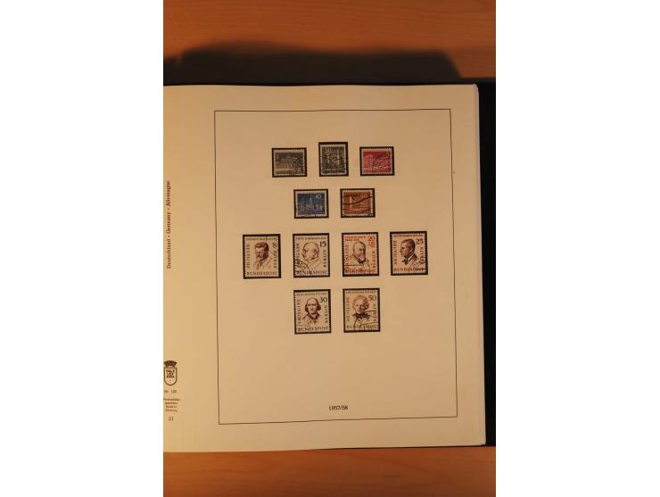 1945/90, gestempelte Sammlungen SBZ (mit Bl. 4a, 5Xb, 5Ya, je Fotoattest Ströh BPP), Französische Zone (mit Baden Bl. 1A + B,