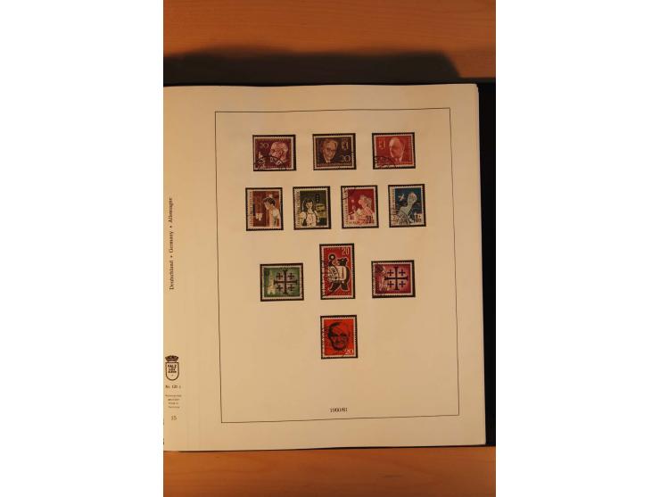 1945/90, gestempelte Sammlungen SBZ (mit Bl. 4a, 5Xb, 5Ya, je Fotoattest Ströh BPP), Französische Zone (mit Baden Bl. 1A + B,