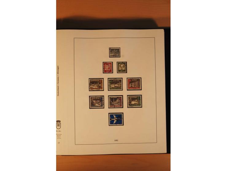 1945/90, gestempelte Sammlungen SBZ (mit Bl. 4a, 5Xb, 5Ya, je Fotoattest Ströh BPP), Französische Zone (mit Baden Bl. 1A + B,