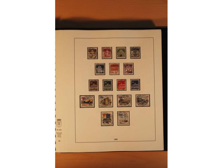 1945/90, gestempelte Sammlungen SBZ (mit Bl. 4a, 5Xb, 5Ya, je Fotoattest Ströh BPP), Französische Zone (mit Baden Bl. 1A + B,