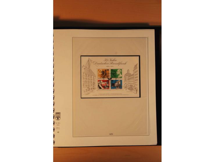 1945/90, gestempelte Sammlungen SBZ (mit Bl. 4a, 5Xb, 5Ya, je Fotoattest Ströh BPP), Französische Zone (mit Baden Bl. 1A + B,