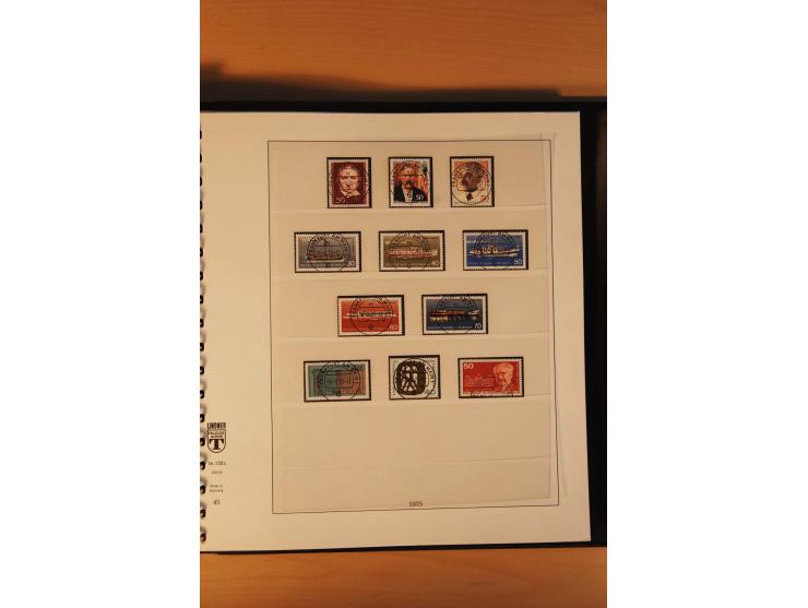 1945/90, gestempelte Sammlungen SBZ (mit Bl. 4a, 5Xb, 5Ya, je Fotoattest Ströh BPP), Französische Zone (mit Baden Bl. 1A + B,