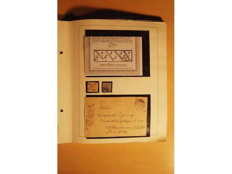 1945/46, Altdöbern bis Westerstede, meist postfrische/ungebrauchte und gestempelte Sammlung der kleineren Gebiete mit vielen 