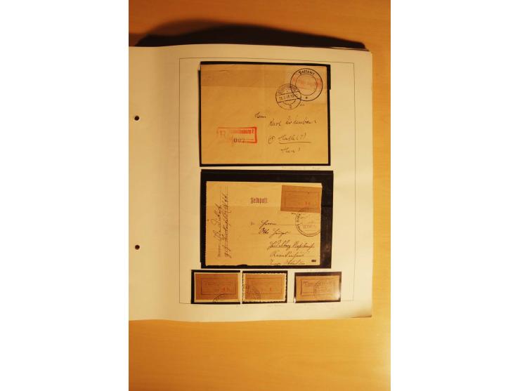 1945/46, Altdöbern bis Westerstede, meist postfrische/ungebrauchte und gestempelte Sammlung der kleineren Gebiete mit vielen 