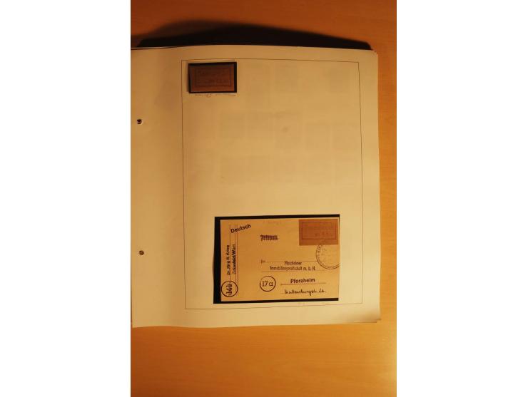 1945/46, Altdöbern bis Westerstede, meist postfrische/ungebrauchte und gestempelte Sammlung der kleineren Gebiete mit vielen 
