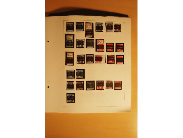 1945/46, Altdöbern bis Westerstede, meist postfrische/ungebrauchte und gestempelte Sammlung der kleineren Gebiete mit vielen 