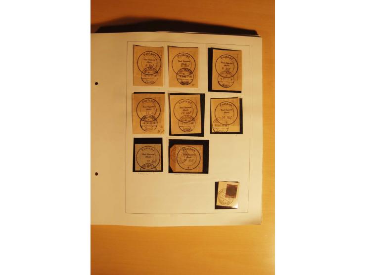1945/46, Altdöbern bis Westerstede, meist postfrische/ungebrauchte und gestempelte Sammlung der kleineren Gebiete mit vielen 