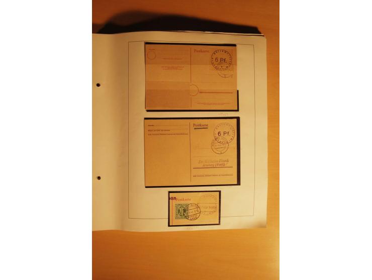 1945/46, Altdöbern bis Westerstede, meist postfrische/ungebrauchte und gestempelte Sammlung der kleineren Gebiete mit vielen 
