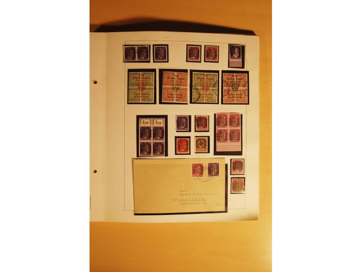 1945/46, Altdöbern bis Westerstede, meist postfrische/ungebrauchte und gestempelte Sammlung der kleineren Gebiete mit vielen 