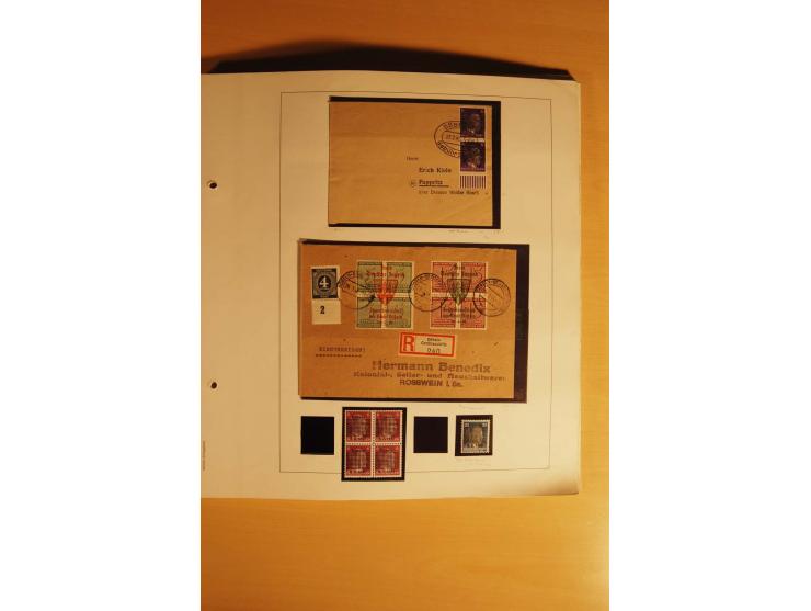 1945/46, Altdöbern bis Westerstede, meist postfrische/ungebrauchte und gestempelte Sammlung der kleineren Gebiete mit vielen 