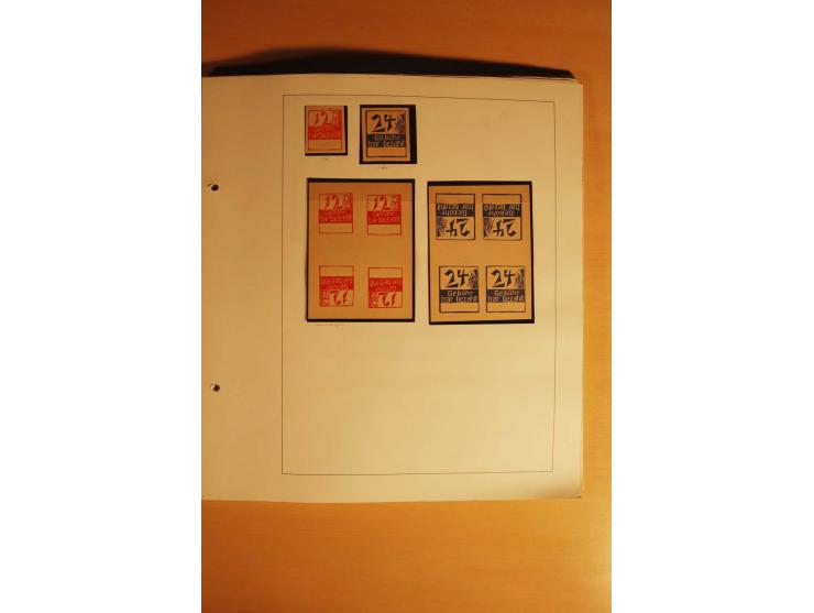 1945/46, Altdöbern bis Westerstede, meist postfrische/ungebrauchte und gestempelte Sammlung der kleineren Gebiete mit vielen 