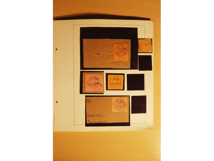 1945/46, Altdöbern bis Westerstede, meist postfrische/ungebrauchte und gestempelte Sammlung der kleineren Gebiete mit vielen 