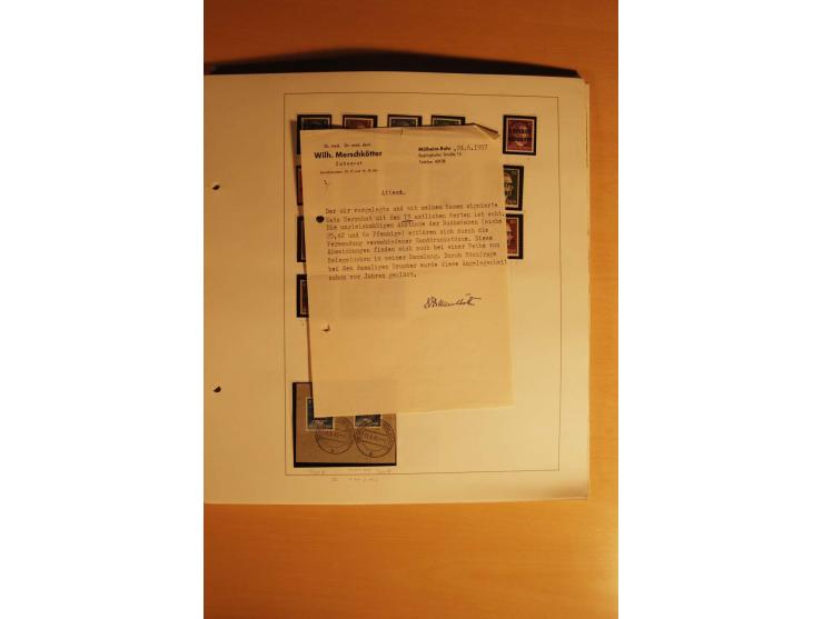 1945/46, Altdöbern bis Westerstede, meist postfrische/ungebrauchte und gestempelte Sammlung der kleineren Gebiete mit vielen 