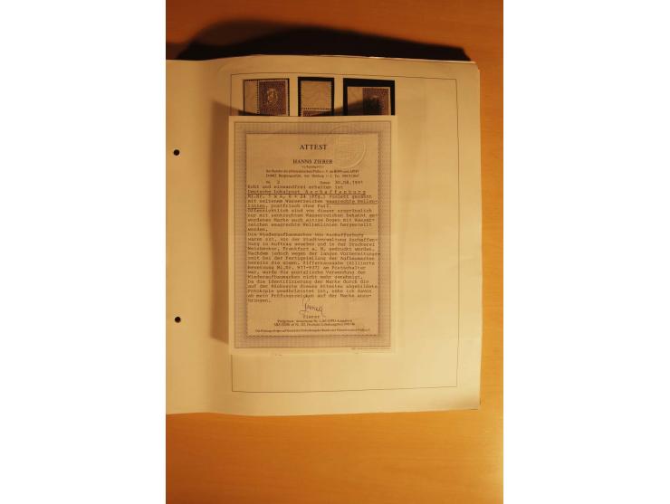 1945/46, Altdöbern bis Westerstede, meist postfrische/ungebrauchte und gestempelte Sammlung der kleineren Gebiete mit vielen 
