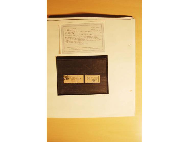 1945/46, Altdöbern bis Westerstede, meist postfrische/ungebrauchte und gestempelte Sammlung der kleineren Gebiete mit vielen 