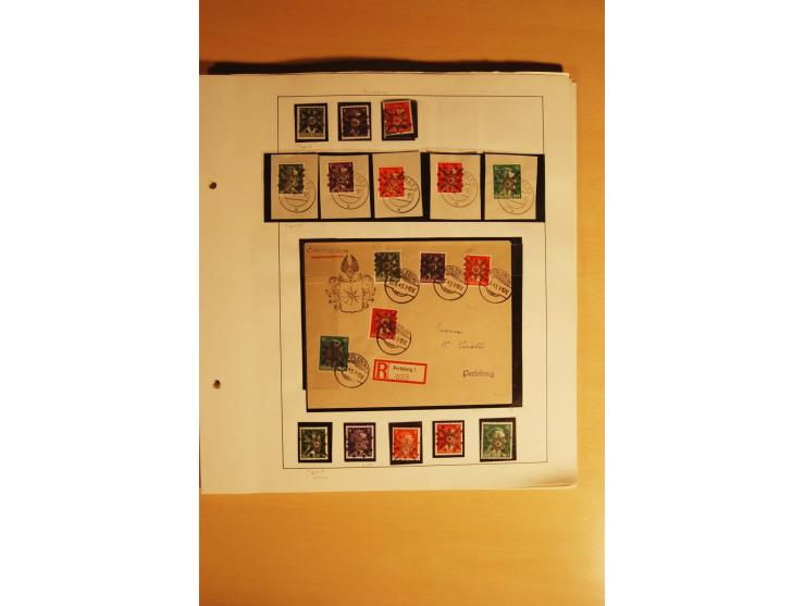 1945/46, Altdöbern bis Westerstede, meist postfrische/ungebrauchte und gestempelte Sammlung der kleineren Gebiete mit vielen 