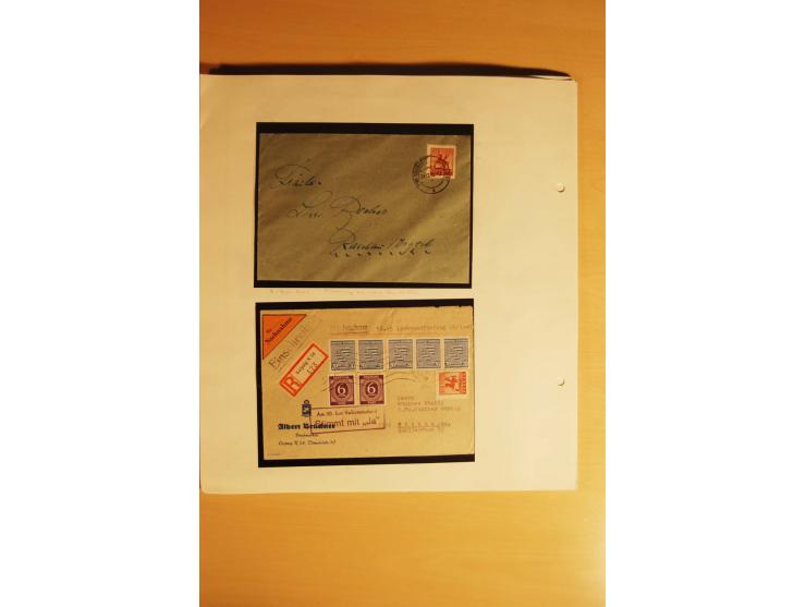 1945/46, Altdöbern bis Westerstede, meist postfrische/ungebrauchte und gestempelte Sammlung der kleineren Gebiete mit vielen 