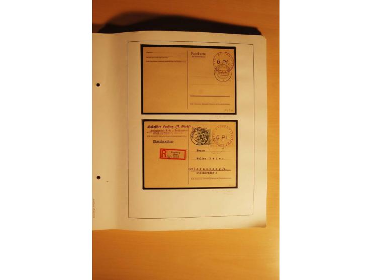 1945/46, Altdöbern bis Westerstede, meist postfrische/ungebrauchte und gestempelte Sammlung der kleineren Gebiete mit vielen 