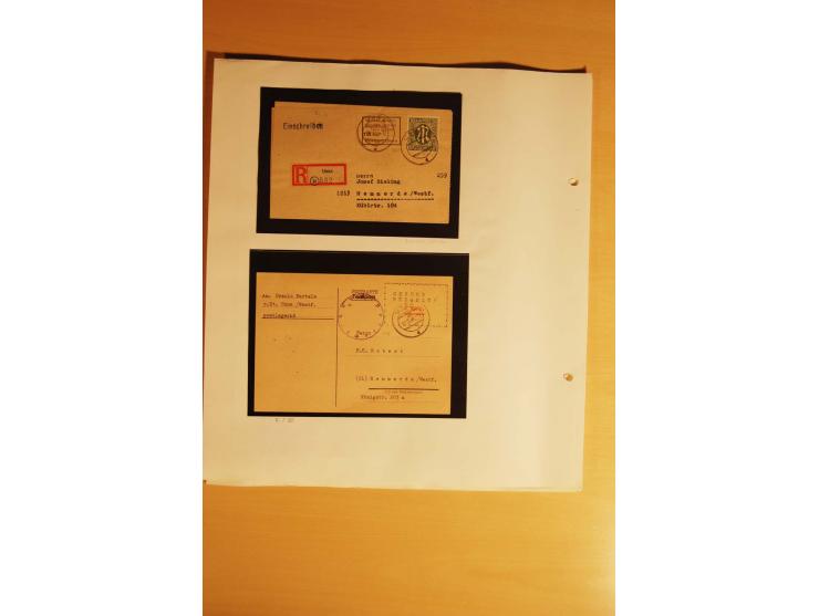 1945/46, Altdöbern bis Westerstede, meist postfrische/ungebrauchte und gestempelte Sammlung der kleineren Gebiete mit vielen 