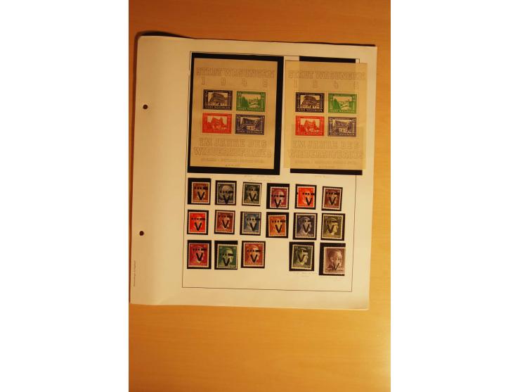 1945/46, Altdöbern bis Westerstede, meist postfrische/ungebrauchte und gestempelte Sammlung der kleineren Gebiete mit vielen 