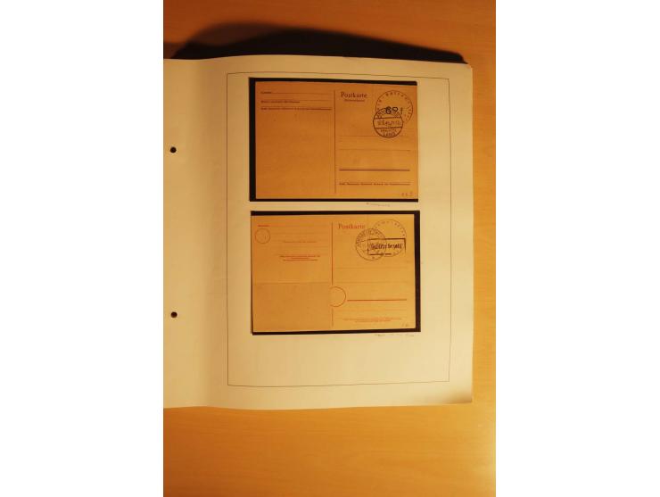 1945/46, Altdöbern bis Westerstede, meist postfrische/ungebrauchte und gestempelte Sammlung der kleineren Gebiete mit vielen 