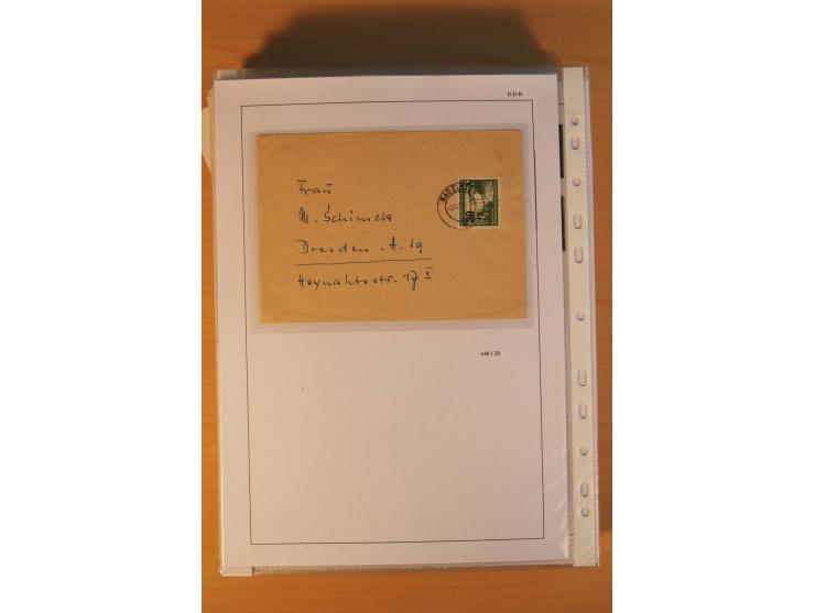 1949/90, postfrische und gestempelte stark spezialisierte Sammlung mit zahlreichen Abarten, Typen, Plattenfehlern und Zusamme