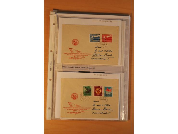 1949/90, postfrische und gestempelte stark spezialisierte Sammlung mit zahlreichen Abarten, Typen, Plattenfehlern und Zusamme