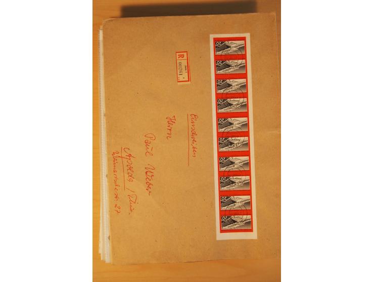 1949/90, postfrische und gestempelte stark spezialisierte Sammlung mit zahlreichen Abarten, Typen, Plattenfehlern und Zusamme