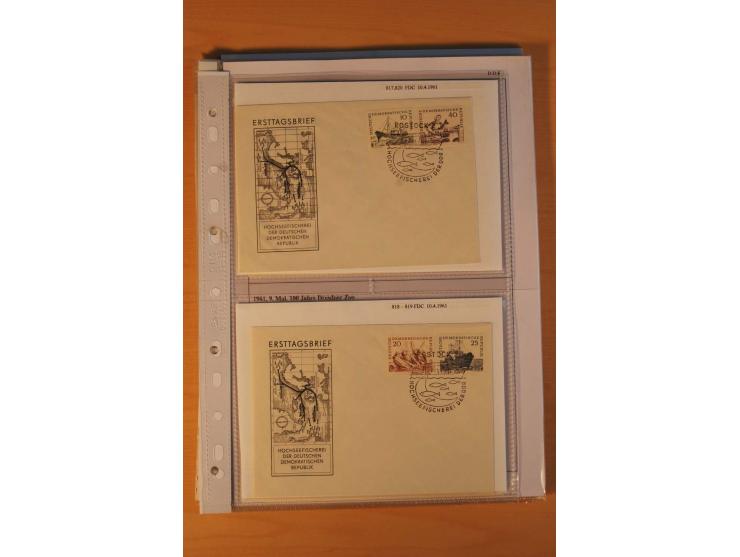 1949/90, postfrische und gestempelte stark spezialisierte Sammlung mit zahlreichen Abarten, Typen, Plattenfehlern und Zusamme