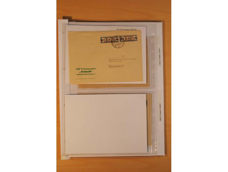 1949/90, postfrische und gestempelte stark spezialisierte Sammlung mit zahlreichen Abarten, Typen, Plattenfehlern und Zusamme