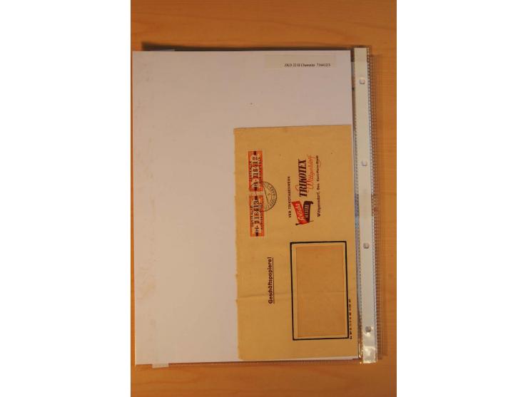 1949/90, postfrische und gestempelte stark spezialisierte Sammlung mit zahlreichen Abarten, Typen, Plattenfehlern und Zusamme