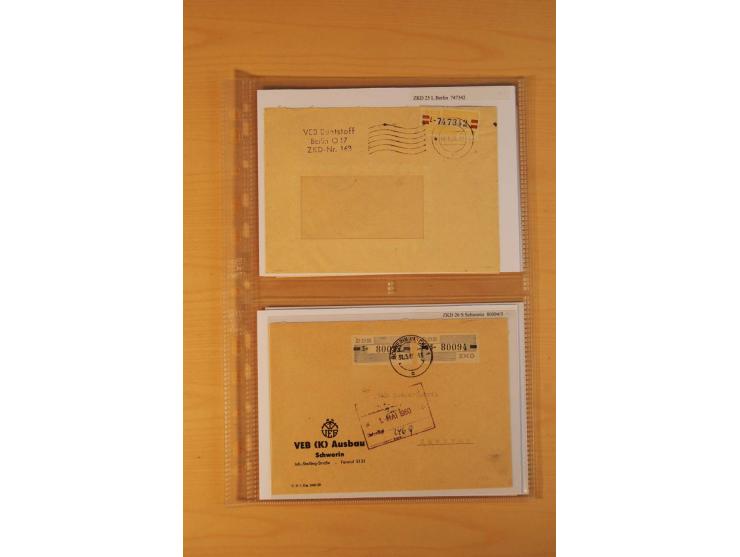 1949/90, postfrische und gestempelte stark spezialisierte Sammlung mit zahlreichen Abarten, Typen, Plattenfehlern und Zusamme