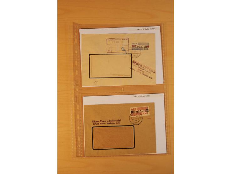 1949/90, postfrische und gestempelte stark spezialisierte Sammlung mit zahlreichen Abarten, Typen, Plattenfehlern und Zusamme