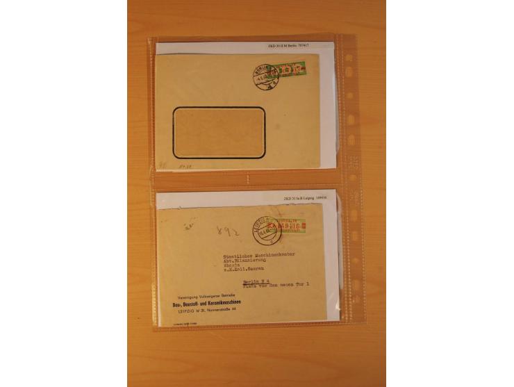 1949/90, postfrische und gestempelte stark spezialisierte Sammlung mit zahlreichen Abarten, Typen, Plattenfehlern und Zusamme