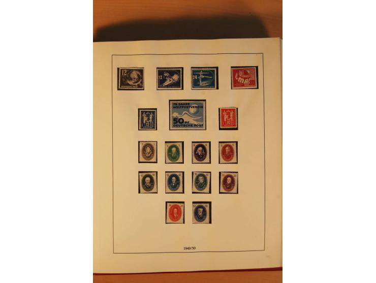 1949/90, kpl. postfrische Sammlung mit u.a. Mi.-Nr. 439 a II postfrisch, Fotoattest Weigelt BPP
