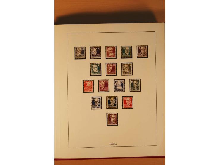 1949/90, kpl. postfrische Sammlung mit u.a. Mi.-Nr. 439 a II postfrisch, Fotoattest Weigelt BPP