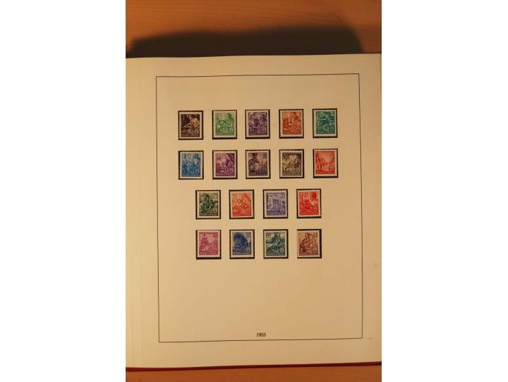 1949/90, kpl. postfrische Sammlung mit u.a. Mi.-Nr. 439 a II postfrisch, Fotoattest Weigelt BPP
