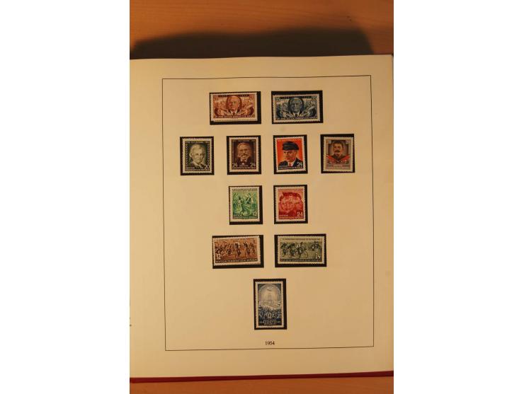 1949/90, kpl. postfrische Sammlung mit u.a. Mi.-Nr. 439 a II postfrisch, Fotoattest Weigelt BPP