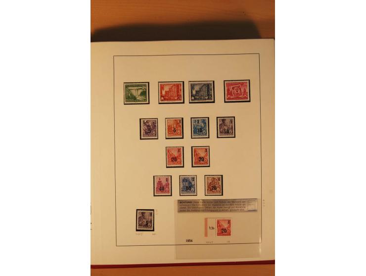 1949/90, kpl. postfrische Sammlung mit u.a. Mi.-Nr. 439 a II postfrisch, Fotoattest Weigelt BPP